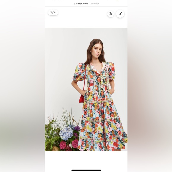 NWT Celia B Ingrid Dress Size Large $340 MSRP - Picture 4 of 7